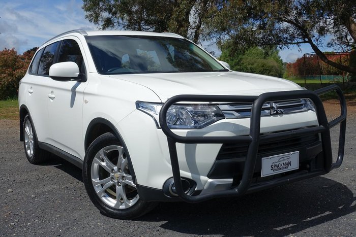2014 Mitsubishi Outlander ES ZJ MY14.5 4X4 On Demand White