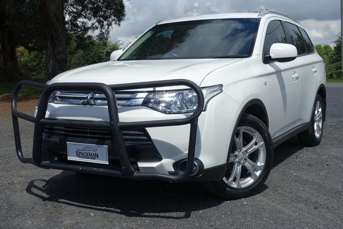 2014 Mitsubishi Outlander ES ZJ MY14.5 4X4 On Demand White