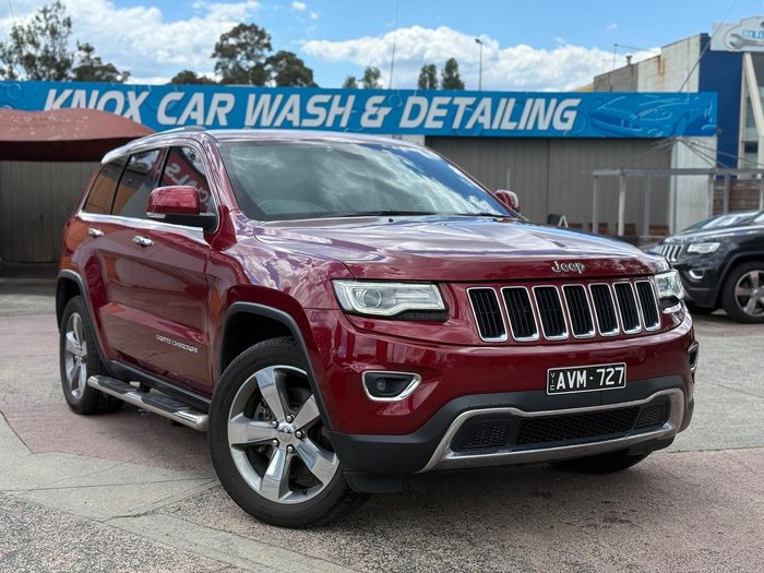 2015 Jeep Grand Cherokee Limited WK MY15 4X4 Dual Range Maroon