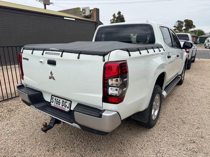 2021 Mitsubishi Triton GLX+ MR MY22 4X4 Dual Range White