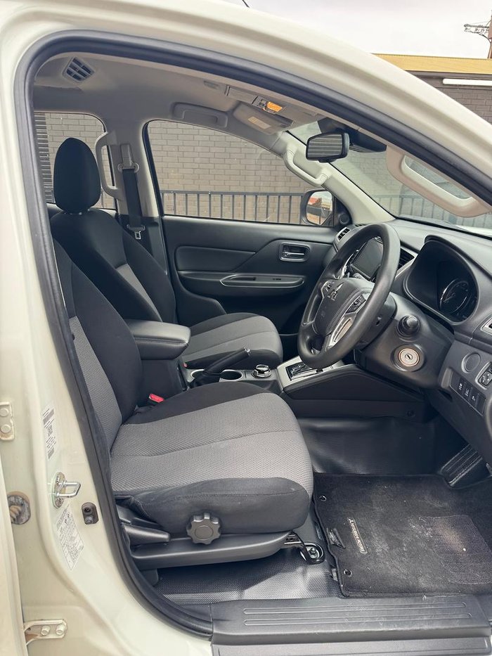 2021 Mitsubishi Triton GLX+ MR MY22 4X4 Dual Range White