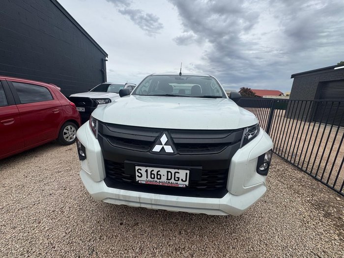 2021 Mitsubishi Triton GLX+ MR MY22 4X4 Dual Range White