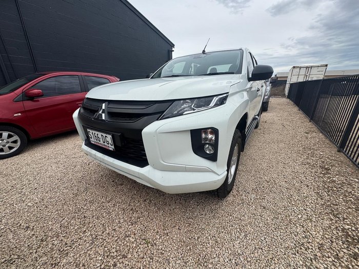 2021 Mitsubishi Triton GLX+ MR MY22 4X4 Dual Range White