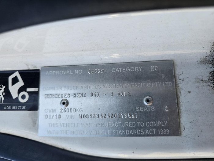 2018 Mercedes-Benz Actros 2646