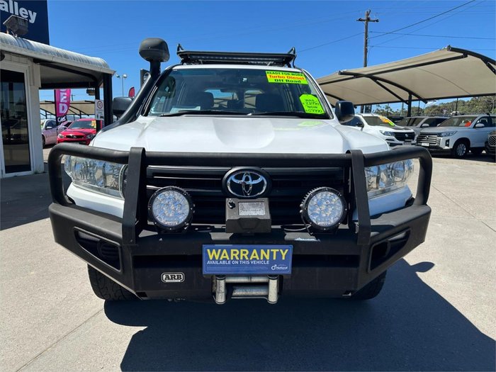 2016 Toyota Landcruiser GX VDJ200R 4X4 Dual Range Glacier White