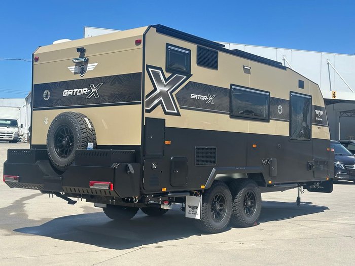 2025 JB Caravans Gator X 18'6 Front Door