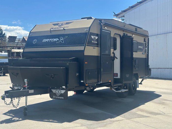 2025 JB Caravans Gator X 18'6 Front Door