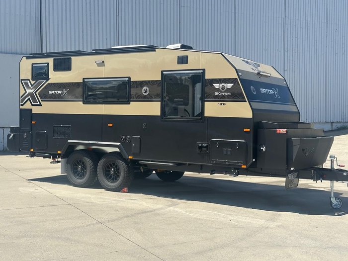 2025 JB Caravans Gator X 18'6 Front Door