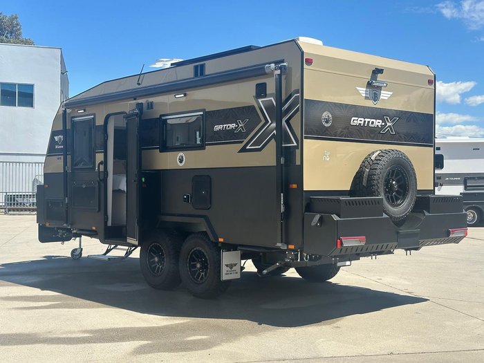 2025 JB Caravans Gator X 18'6 Front Door