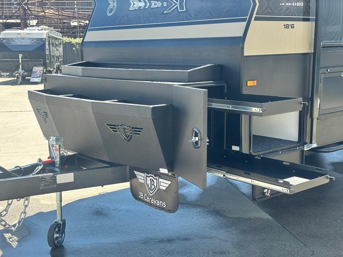 2025 JB Caravans Gator X 18'6 Front Door
