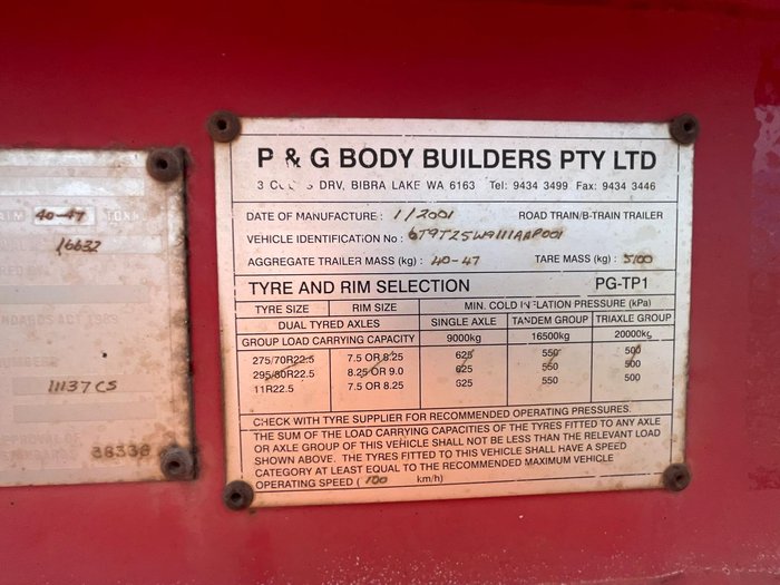 2001 P&G Body Builders Pgtri1400