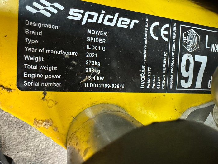 2021 Spider ILD01G Remote Controlled Slope Mower 