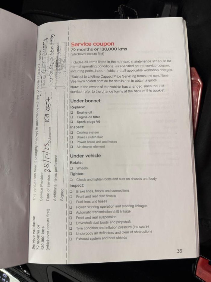 2017 Holden Commodore SV6 VF Series II MY17 Nitrate