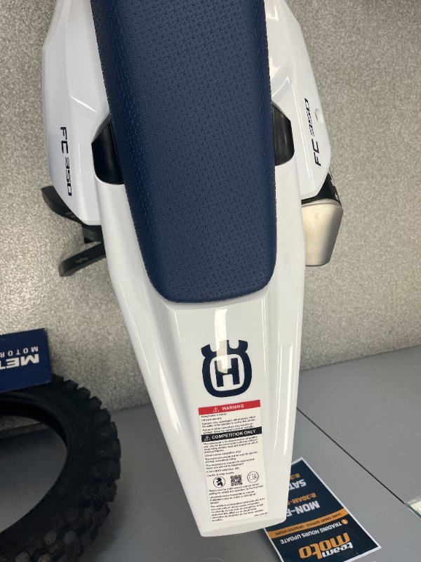 2025 HUSQVARNA FC350 WHITE