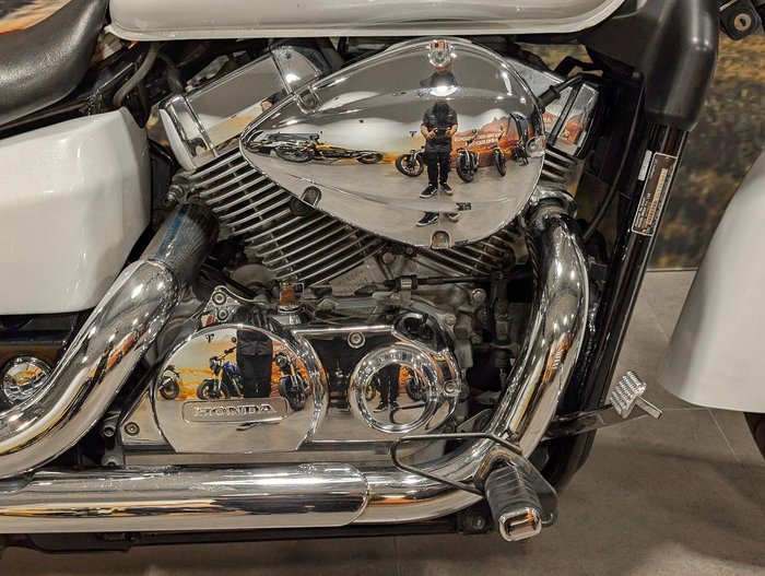 2007 Honda VT750C Shadow Classic Shadow White