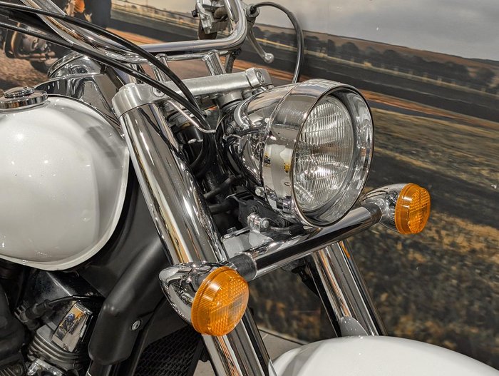 2007 Honda VT750C Shadow Classic Shadow White