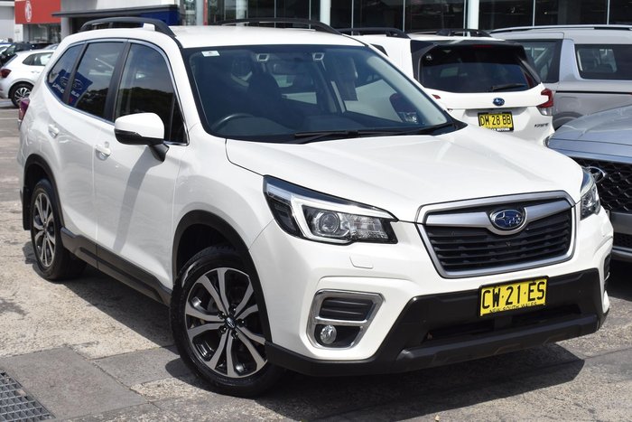 2019 Subaru Forester 2.5i Premium S5 MY20 AWD Crystal White