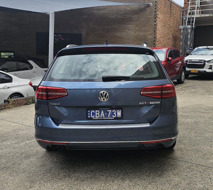 2016 Volkswagen Passat 140TDI Highline B8 MY17 Harvard Blue