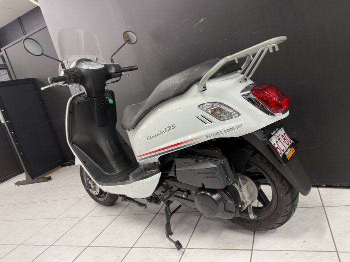 2021 SYM CLASSIC 125 White