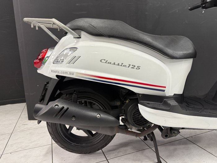 2021 SYM CLASSIC 125 White