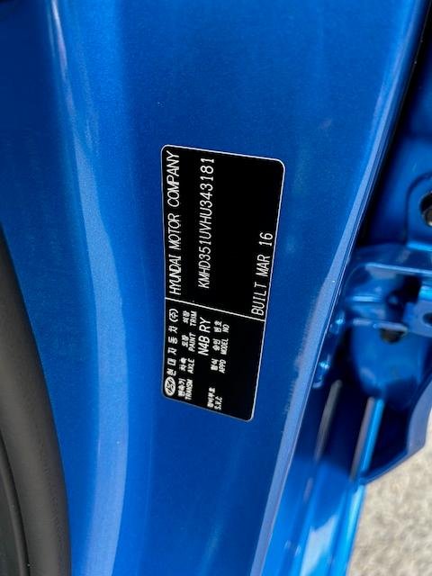 2016 Hyundai i30 Active X GD4 Series II MY17 Moonlight Blue