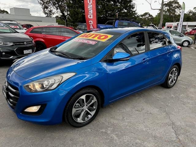 2016 Hyundai i30 Active X GD4 Series II MY17 Moonlight Blue