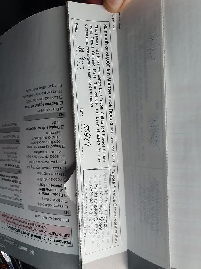 2015 Toyota Landcruiser Prado GXL KDJ150R MY14 4X4 Dual Range Ebony