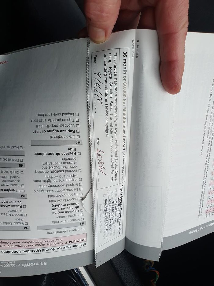 2015 Toyota Landcruiser Prado GXL KDJ150R MY14 4X4 Dual Range Ebony