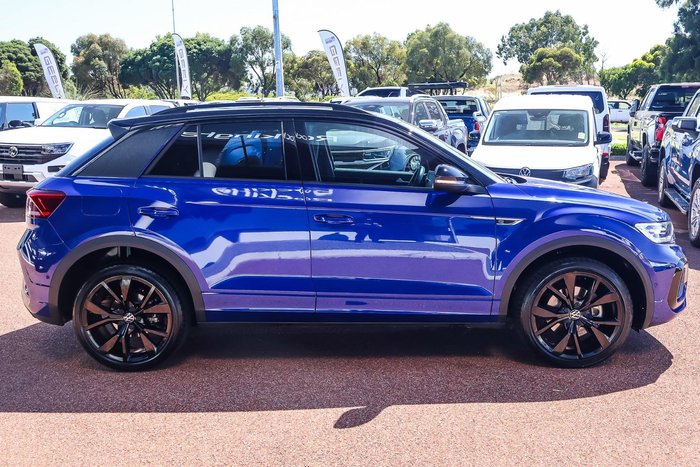 2022 Volkswagen T-Roc 140TSI R-Line D11 MY23 Four Wheel Drive Lapiz Blue