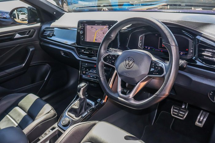 2022 Volkswagen T-Roc 140TSI R-Line D11 MY23 Four Wheel Drive Lapiz Blue