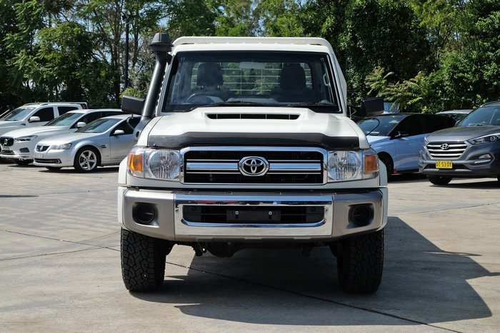 2022 Toyota Landcruiser GXL VDJ79R 4X4 Dual Range French Vanilla