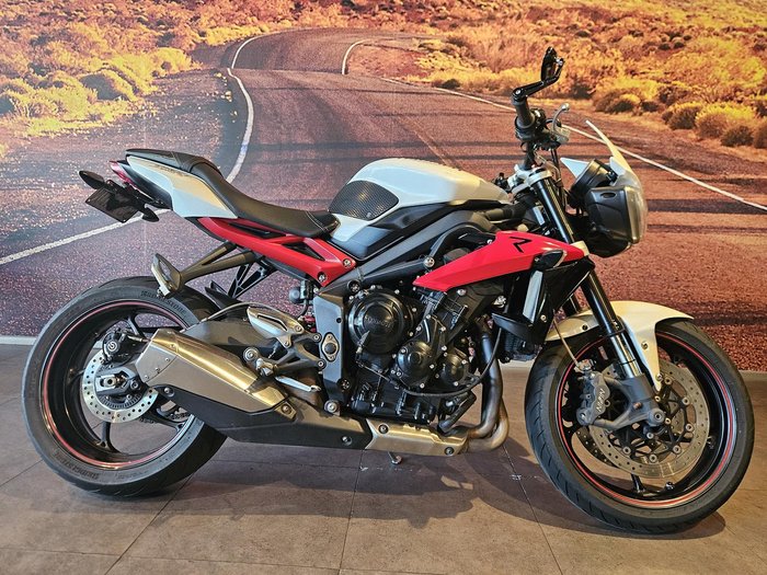 2015 Triumph Street Triple R ABS Street Triple White