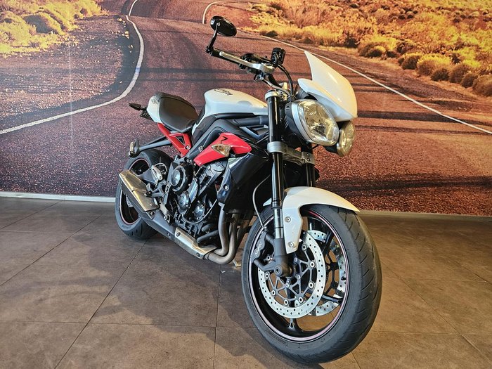 2015 Triumph Street Triple R ABS Street Triple White