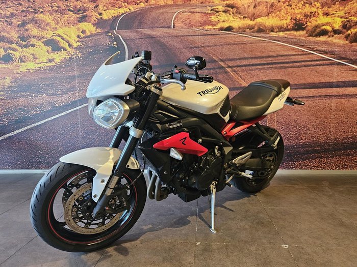 2015 Triumph Street Triple R ABS Street Triple White