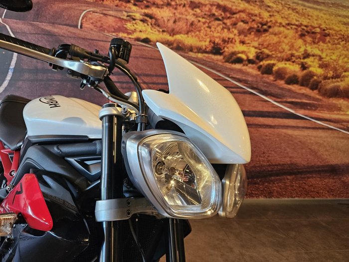 2015 Triumph Street Triple R ABS Street Triple White