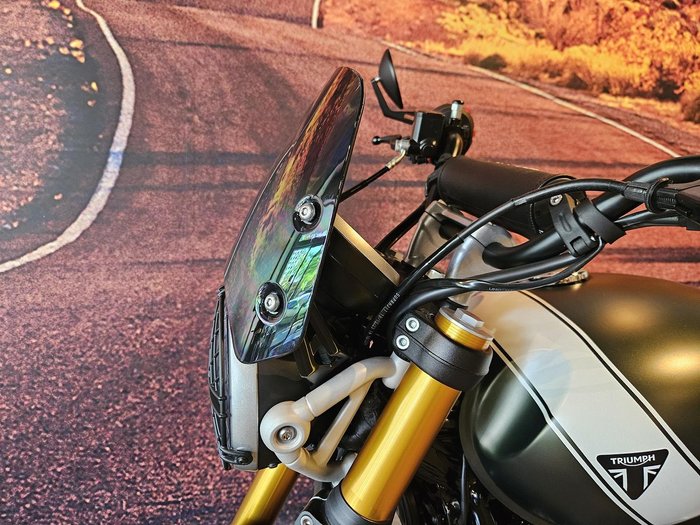 2024 Triumph Scrambler 400 X Scrambler White