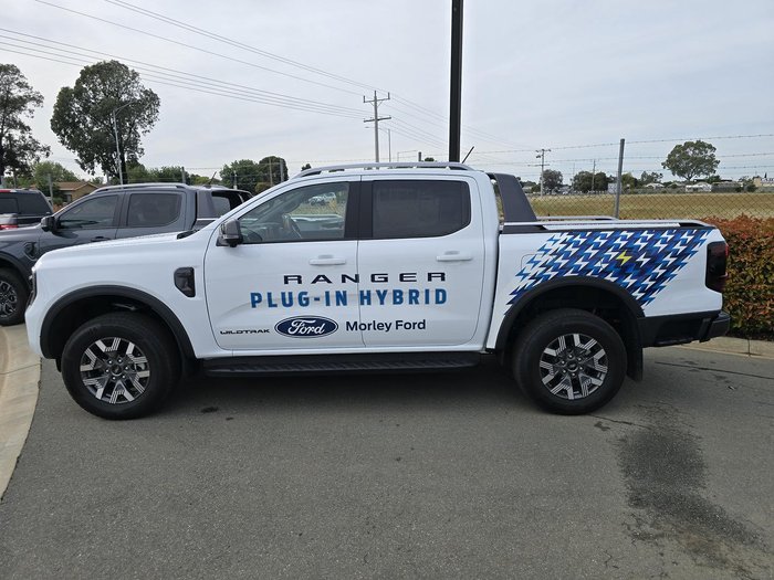 2025 Ford Ranger PHEV Wildtrak MY25.75 Four Wheel Drive Frozen White