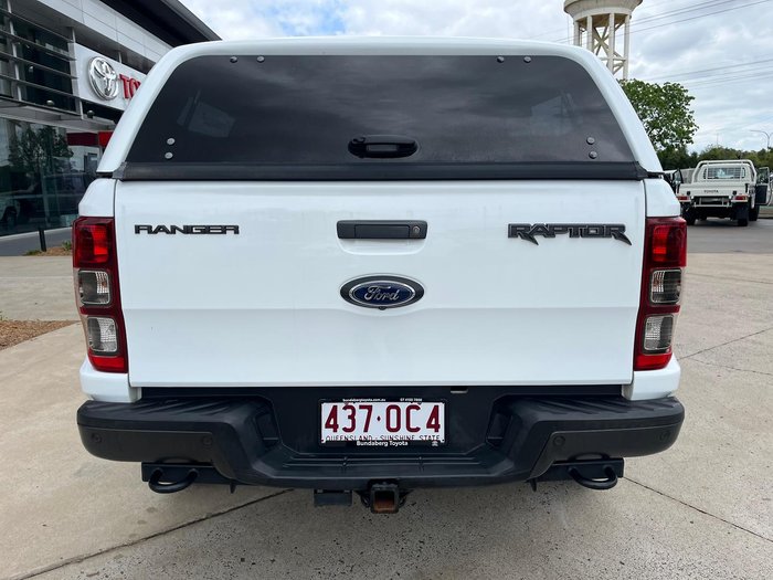 2018 Ford Ranger Raptor PX MkIII MY19 4X4 Dual Range Frozen White