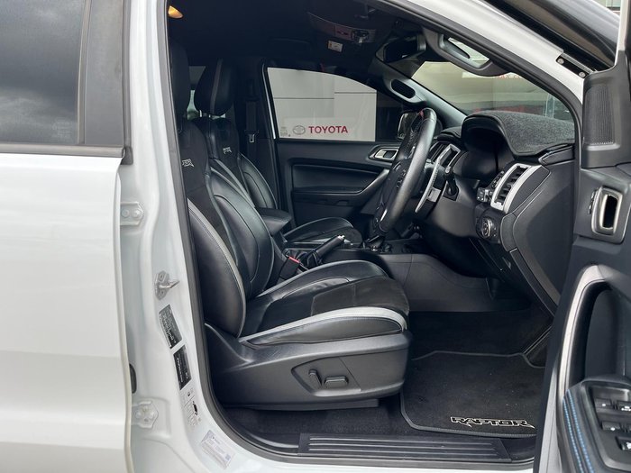 2018 Ford Ranger Raptor PX MkIII MY19 4X4 Dual Range Frozen White