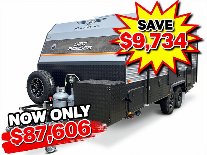 2025 JB Caravans 19'6 Dirt Roader Rd Cafe Save $ 9,734 Was $97,340