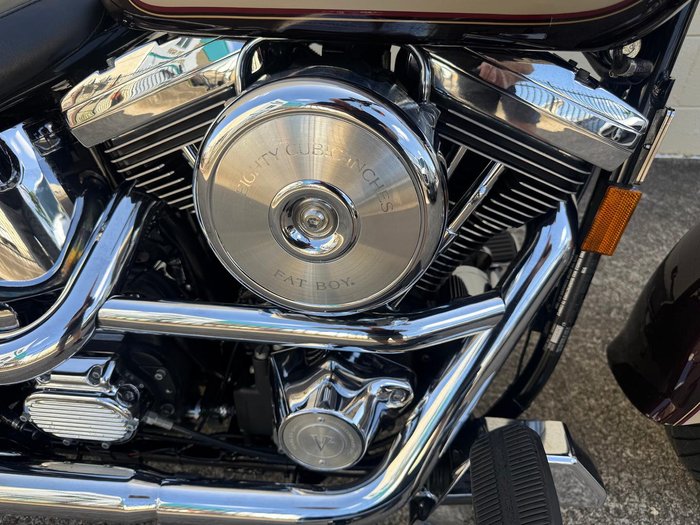 1998 Harley-Davidson Fat Boy 80 (FLSTF) Softail Red