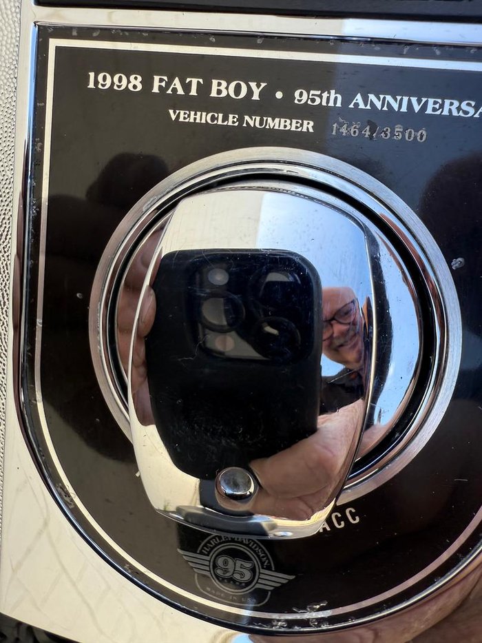 1998 Harley-Davidson Fat Boy 80 (FLSTF) Softail Red