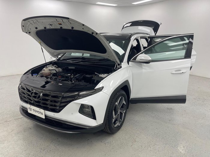 2021 Hyundai Tucson Highlander NX4.V1 MY22 AWD White Cream