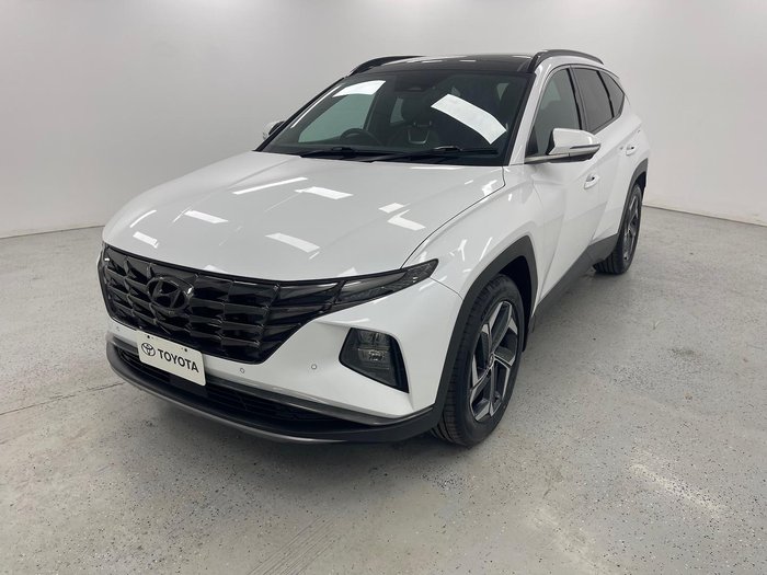 2021 Hyundai Tucson Highlander NX4.V1 MY22 AWD White Cream