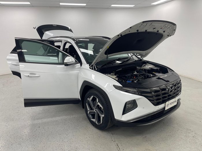 2021 Hyundai Tucson Highlander NX4.V1 MY22 AWD White Cream
