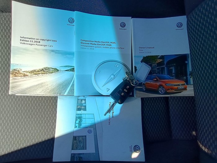 2019 Volkswagen Polo 70TSI Trendline AW MY19 Pure White