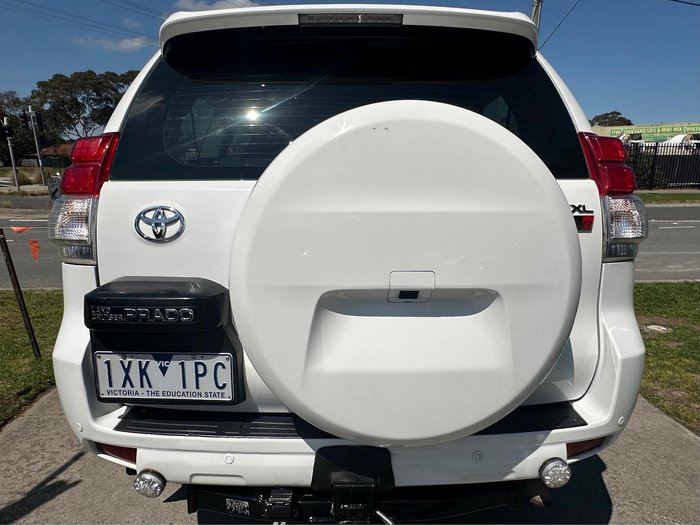 2011 Toyota Landcruiser Prado GXL KDJ150R 4X4 Constant Glacier White