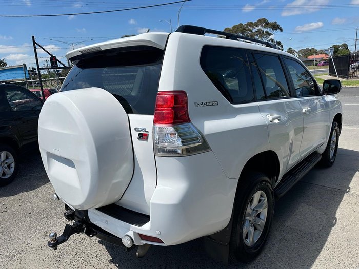 2011 Toyota Landcruiser Prado GXL KDJ150R 4X4 Constant Glacier White