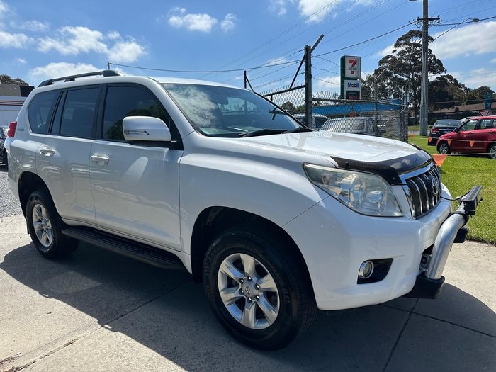 2011 Toyota Landcruiser Prado GXL KDJ150R 4X4 Constant Glacier White