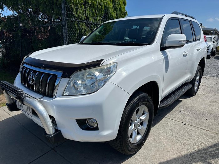 2011 Toyota Landcruiser Prado GXL KDJ150R 4X4 Constant Glacier White